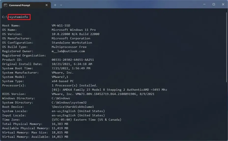 Windows Command Prompt