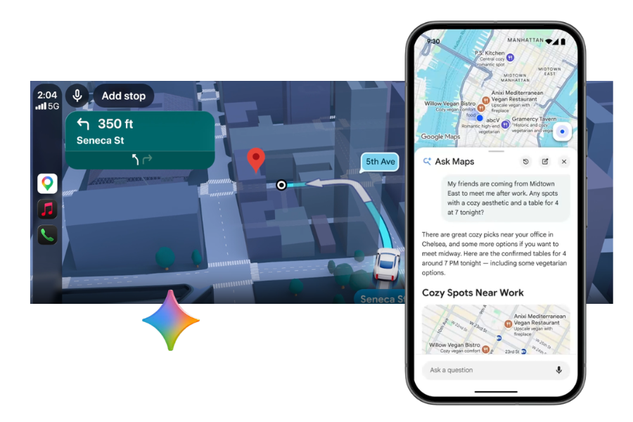 Ask Maps and Immersive Navigation