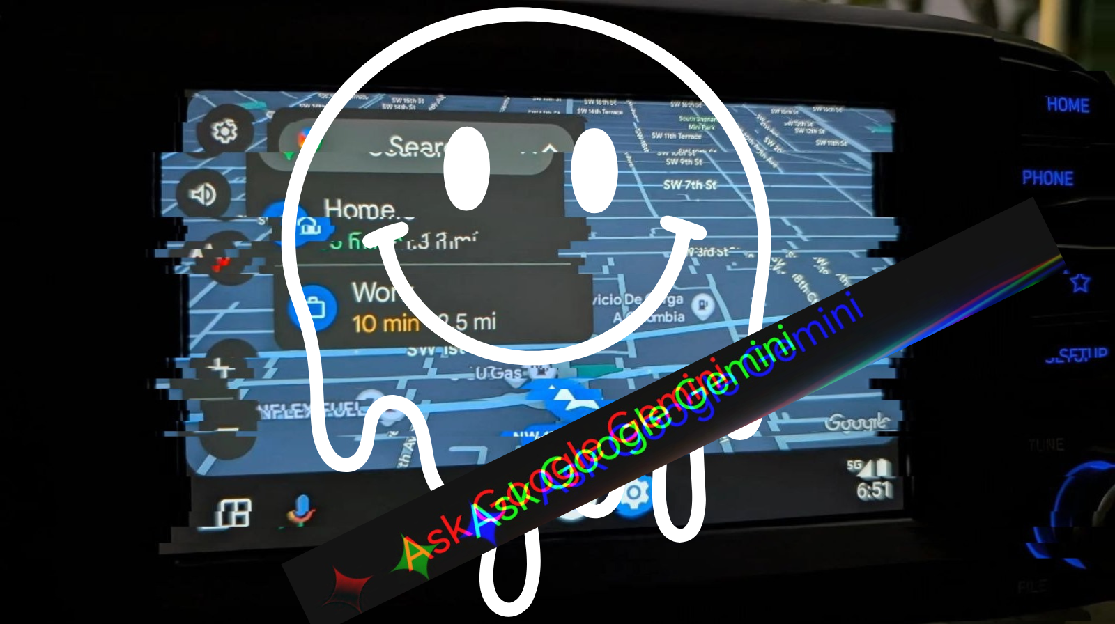 gemeni android auto