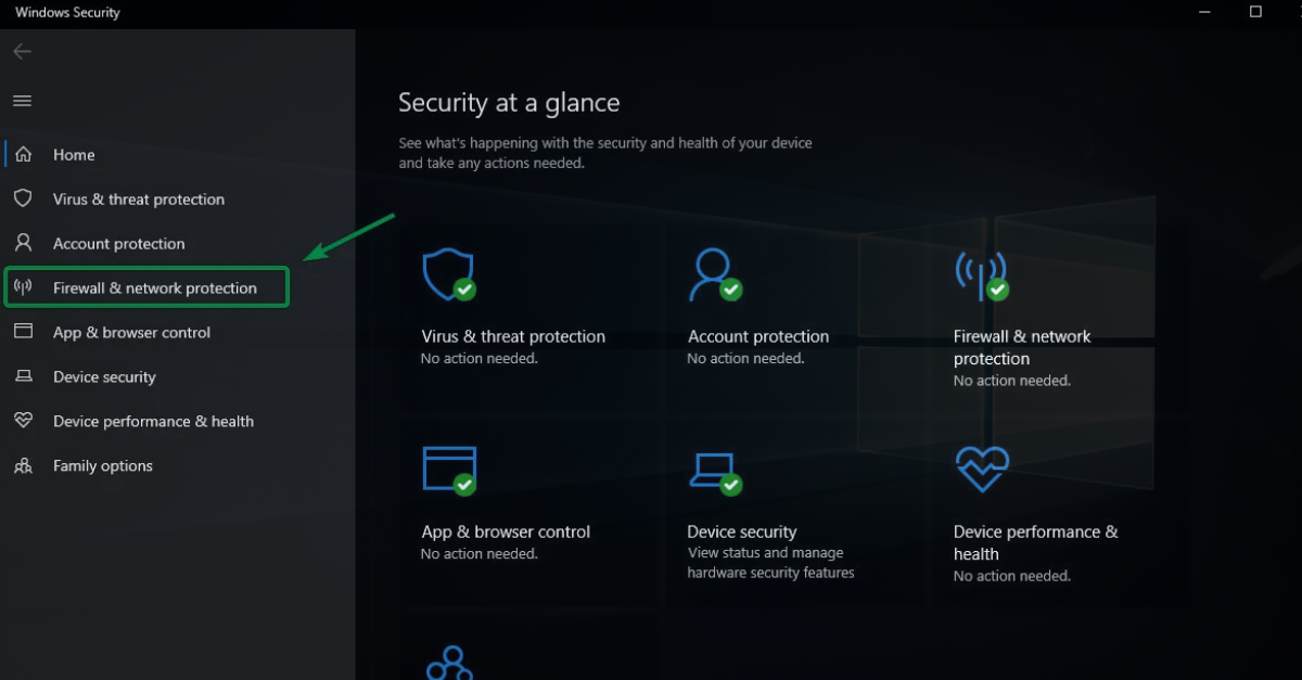 Windows 11 firewall set-up