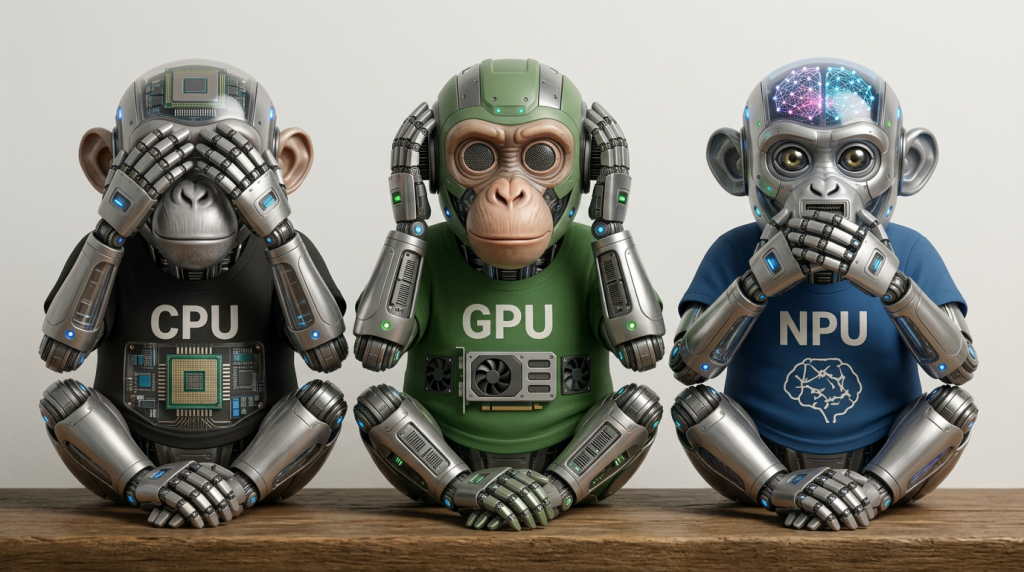 CPU vs GPU vs NPU