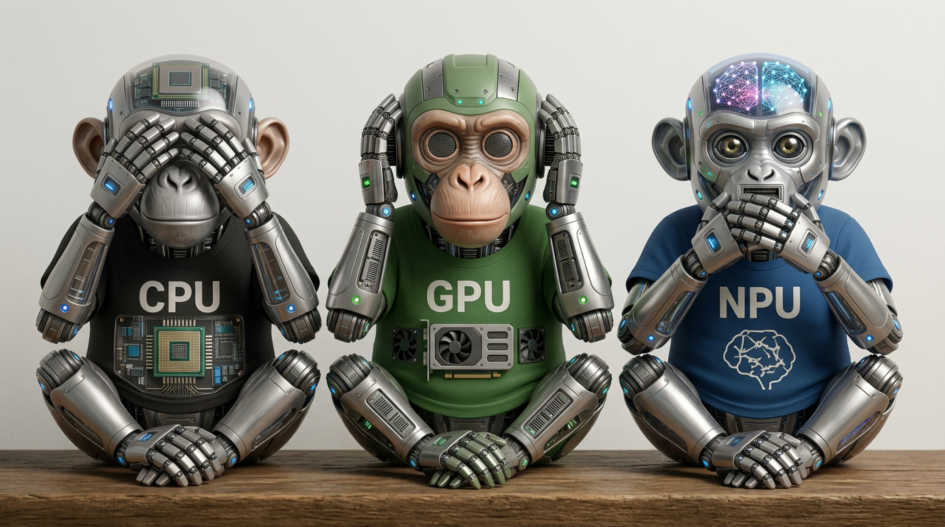 CPU vs GPU vs NPU