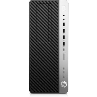 Computadora torre HP EliteDesk 800 G4 de segunda mano, Intel Core i7-8700 3,20-4,60 GHz, 8GB DDR4, 256GB SSD