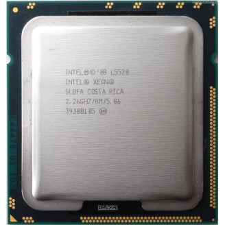 Processeur serveur Quad CoreIntel Xeon L5520 2,26 GHz, 8 Mo de cache