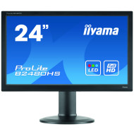 Monitor di seconda mano iiYama ProLite B2480HS, LED Full HD da 24 pollici, VGA, DVI, HDMI