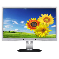Monitor usato PHILIPS 240P4Q, Full HD da 24 pollici LCD, Display Port, VGA, DVI, USB 2.0