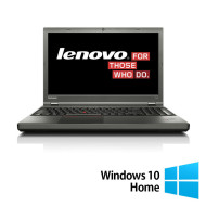 Portátil reacondicionado LENOVO ThinkPad T540p,Intel Core i7-4700MQ 2,40-3,40 GHz, 8 GB DDR3, 256 GB SSD, 15,6 pulgadas Full HD, teclado numérico, cámara web +Windows 10 Home