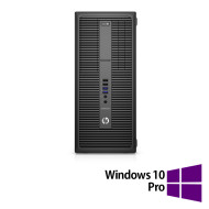 Computer ricondizionato HP 800 G2 Tower, Intel Core i5-6500 3,20 GHz, 8 GB DDR4, 256 GB SSD + Windows 10 Pro