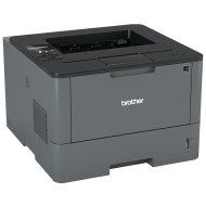 Impresora láser monocromática Brother HL-L5100DN de segunda mano, dúplex, A4 , 40 ppm, 1200 x 1200 , USB, red, tóner y unidad de tambor