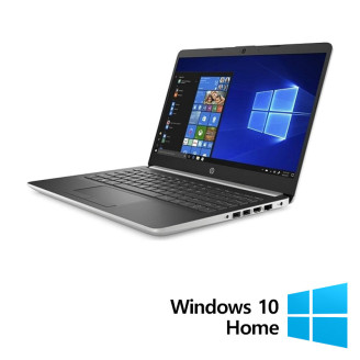 HP 14-dk0004nq Refurbished Laptop, Ryzen 5 3500U 2.10 - 3.70, 8GB DDR4, 128GB SSD + 1TB HDD, Webcam, 14 Zoll Full HD, Silber + Windows 10 Home