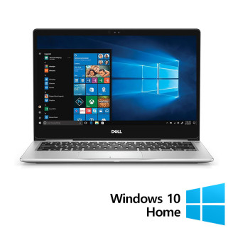 Laptop Refurbished Dell Inspiron 7370,Intel Core i7-8550U 1.80 - 4.00GHz, 8GB DDR4, 256GB SSD, 13.3 Inch Full HD, Webcam +Windows 10 Home