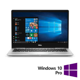 Gebrauchter Laptop Dell Inspiron 7370, Intel Core i7-8550U 1,80 - 4,00 GHz, 8 GB DDR4, 256 GB SSD, 13,3 Zoll Full HD, Webcam + Windows 10 Pro