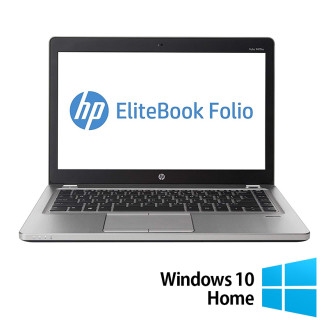 HP EliteBook Folio 9470M Refurbished Laptop, Intel Core i5-3427U 1.80GHz, 8GB DDR3, 256GB SSD, Webcam, 14 Inch + Windows 10 Home