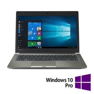 Laptop ricondizionato Toshiba Portege Z30t-C-145,Intel Core i7-6500U 2,50 GHz, DDR3 da 8 GB, SSD da 256 GB, touchscreen Full HD da 13,3 pollici, webcam +Windows 10 Pro