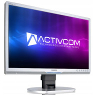 Monitor reacondicionado PHILIPS 220P1, 22 pulgadas LCD, 1680 x 1050, VGA, DVI