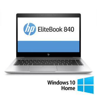 Laptop ricondizionato HP EliteBook 840 G5, Intel Core i7-8650U 1,90 - 4,20 GHz, 16GB DDR4, 512GB M.2 SSD, 14 pollici Full HD, webcam + Windows 10 Home