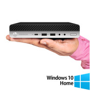 Computadora mini PC HP ProDesk 600 G3 reacondicionada, Intel Core i5-7500T 2.70 GHz, 8GB DDR4 , 256GB SSD + Windows 10 Home