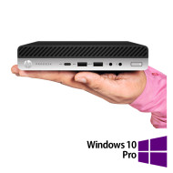 Mini PC HP ProDesk 600 G3 reacondicionada, Intel Core i5-7500T 2,70 GHz, 8GB DDR4 , SSD 256GB + Windows 10 Pro