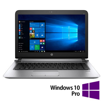 HP ProBook 440 G3 Refurbished Laptop, Intel Core i3-6100U 2,30 GHz, 8GB DDR3, 256GB SSD, 14 Zoll Full HD, Webcam + Windows 10 Pro