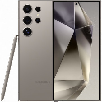 Téléphone portable Samsung Galaxy S24 Ultra, double SIM, 12 Go de RAM, 512 Go, 5G, gris titane