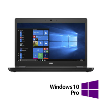 Laptop DELL Latitude 5480 Ricondizionato, Intel Core i5-6300U 2.40GHz, 8GB DDR4, SSD da 256GB, Touchscreen Full HD da 14 Pollici, Webcam + Windows 10 Pro
