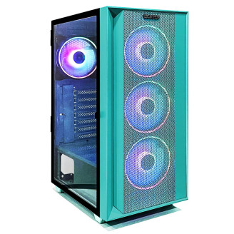 Sistema de juego Katana silencioso, Intel® SIX-CORE i5-9400F™ de 9.ª generación a 4,10 GHz Turbo, DDR4 de 16 GB, disco duro de 256 GB SSD + 1 TB, GeForce GT710 GDDR3 de 2 GB
