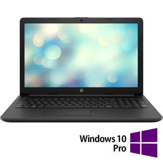 HP 15-da0361ng Refurbished Laptop, Intel Celeron N4000 1.10 – 2.60, 4 GB DDR4, 256 GB SSD, Webcam, 15,6 Zoll HD, Ziffernblock + Windows 10 Pro