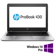 Laptop Refurbished HP ProBook 430 G4,Intel Core i5-7200U 2.50GHz, 8GB DDR4, 128GB SSD, 13.3 Inch, Webcam +Windows 10 Pro