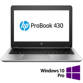 Laptop generalüberholtes HP ProBook 430 G4, Intel Core i5-7200U 2,50 GHz, 8 GB DDR4, 128 GB SSD, 13,3 Zoll, Webcam + Windows 10 Pro