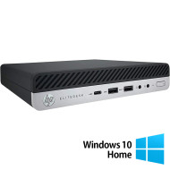 Mini PC HP EliteDesk 800 G5 reconditionné,Intel Core i5-9500 3,00-4,40 GHz, 8 Go DDR4, 256 GoSSD +Windows 10 Home