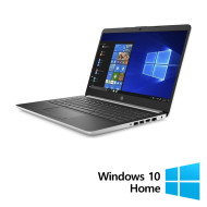 Laptop Refurbished HP 14-DK0357NG, Ryzen 5 3500U 2.10 - 3.70, 8GB DDR4, 128GB SSD + 1TB HDD, Webcam, 14 Inch Full HD, Silver + Windows 10 Home