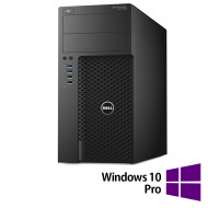 Workstation Refurbished Dell Precision 3620 Tower, Intel Xeon E3-1270 V5 3.60 - 3.90GHz, 16GB DDR4, 256GB NVME + 1TB SATA HDD, Nvidia M2000/4GB video card + Windows 10 Pro