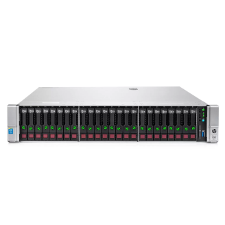 Server Refurbished HP ProLiant DL380 G9 2U, 2 x Intel Xeon E5-2697a V4 2.60GHz, 128GB DDR4 ECC Reg, 2 x 512GB SSD + 10 x 1.8TB HDD SAS-10k, Raid P440ar/2GB + 12GB SAS Expander, 4 x 1Gb RJ-45 + 2 x 10Gb SFP, iLO 4 Advanced, 2xSurse HS