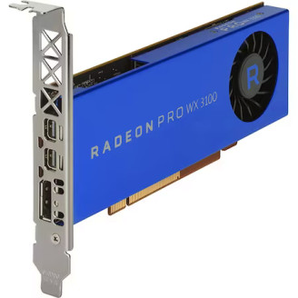 AMD Radeon WX 3100, 4GB GDDR5, 2x Mini Display Port, 1x Display Port, High Profile