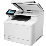 Multifunktions-Laserfarbdrucker gebraucht HP LaserJet M477FDN, A4 , 28 Seiten/Min., 600 x 600 dpi, Fax, Scanner, Kopierer, Duplex, USB, Netzwerk