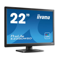 Iiyama E2280WSD Used Monitor, 22 Inch LED, 1680 x 1050, VGA, DVI