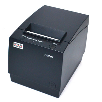 Thermal POS Printer Second Hand Wincor Nixdorf TH230+, RS-232C, USB, Black