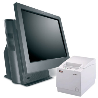 Second Hand POS Package Toshiba SurePOS 500 Series 4852-E80, 15 Inch 1024 x 768 LCD TouchScreen, Intel Core i5-3550S 3.00GHz, 8GB DDR3, 128GB SSD + Thermal Printer Wincor Nixdorf TH230+