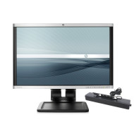 Used HP LA2205wg Monitor, 22 Inch LCD, 1680 x 1050, VGA, DVI, Display Port, USB + SoundBar H-108