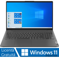 Laptop Lenovo IdeaPad 5 15ITL05, Intel Core i7-1165G7 1.20-4.70GHz, 8GB DDR4, 256GB SSD, 15.6 Inch Full HD, Windows 11 Home, Graphite Gray