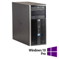 Generalüberholter HP 6005 Pro Tower-PC, AMD Athlon II x2 B22 2,80 GHz, 4GB DDR3, 250GB SATA, DVD-ROM + Windows 10 Pro