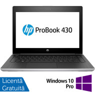 HP ProBook 430 G6 Refurbished Laptop, Intel Core i3-8145U 2,10 - 3,90GHz, 8GB DDR4 , 256GB SSD , 13,3 Zoll Full HD, Webcam + Windows 10 Pro