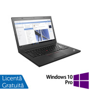 Refurbished Laptop LENOVO ThinkPad T460, Intel Core i5-6300U 2.40GHz, 8GB DDR4, 256GB SSD, 14 inch HD, Webcam + Windows 10 Pro