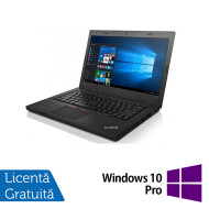 Laptop Refurbished LENOVO ThinkPad T460, Intel Core i5-6300U 2.40GHz, 8GB DDR4, 256GB SSD, 14 Inch HD, Webcam + Windows 10 Home