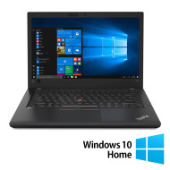 Refurbished Laptop LENOVO ThinkPad T480, Intel Core i5-8250U 1.60 - 3.40GHz, 8GB DDR4, 256GB SSD, 14 Inch Full HD, Webcam + Windows 10 Home