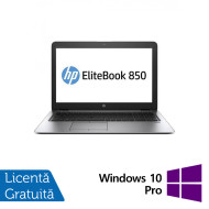 HP EliteBook 850 G3 Refurbished Laptop, Intel Core i7-6500U 2,50GHz, 8GB DDR4 , 256GB SSD , 15,6 Zoll Full HD, Webcam + Windows 10 Pro