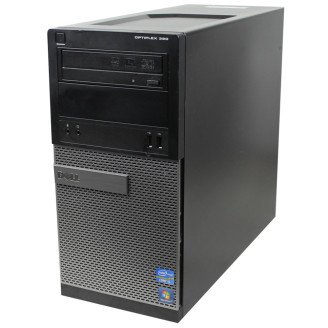 Dell OptiPlex 390 Tower-Computer, Intel Core i3-2100 3,10 GHz, 4GB DDR3, 500GB SATA, DVD-RW