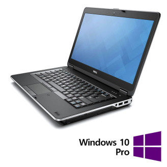 Laptop Refurbished DELL Latitude E6440, Intel Core i5-4300M 2.60GHz, 8GB DDR3, 128GB SSD, DVD-RW, 14 Inch HD + Windows 10 Pro