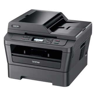 Imprimante multifonction laser monochrome d'occasion Brother DCP-7065DN, A4, 26 ppm, 2400 x 600 dpi, copieur, scanner, réseau, USB, recto verso