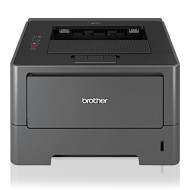 Brother HL-5450DN brugt sort/hvid laserprinter, A4, 38 sider pr. minut, dupleks, netværk, USB, toner og tromleenhed